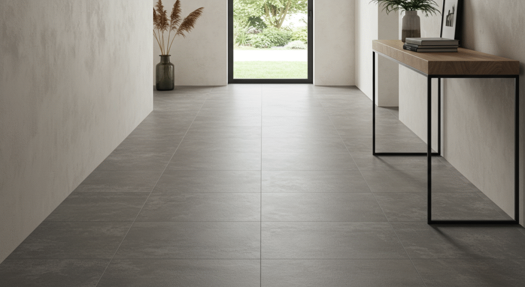 przedpokój z płytek gresowych